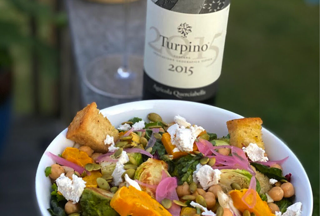 Querciabella Turpino with Autumn Panzanella Salad